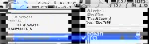 iOS Network Connections on iOS toolbar